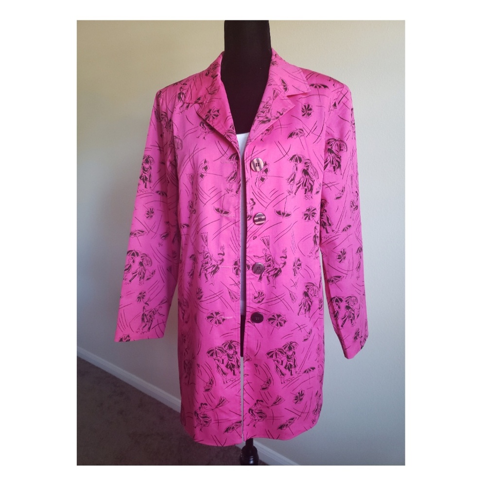 *2F25* Dandy by Randi M Pink Blazer/Trench